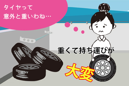 タイヤお預かりサービス